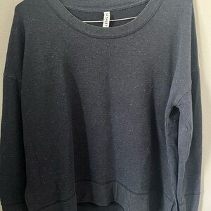 Athleta Blue Speckled Pullover